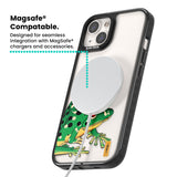 Matsumoto Hoji Frog Green Magsafe Black Impact Phone Case for iPhone 13, iPhone 14, iPhone 15