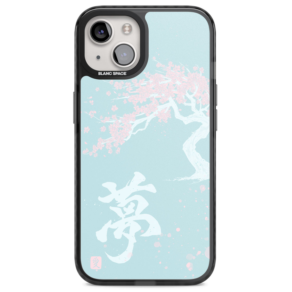 Dreams & Cherry Blossom Magsafe Black Impact Phone Case for iPhone 13, iPhone 14, iPhone 15