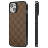 CHOCOLATE CHECKERED Magsafe Black Impact Phone Case for iPhone 13, iPhone 14, iPhone 15