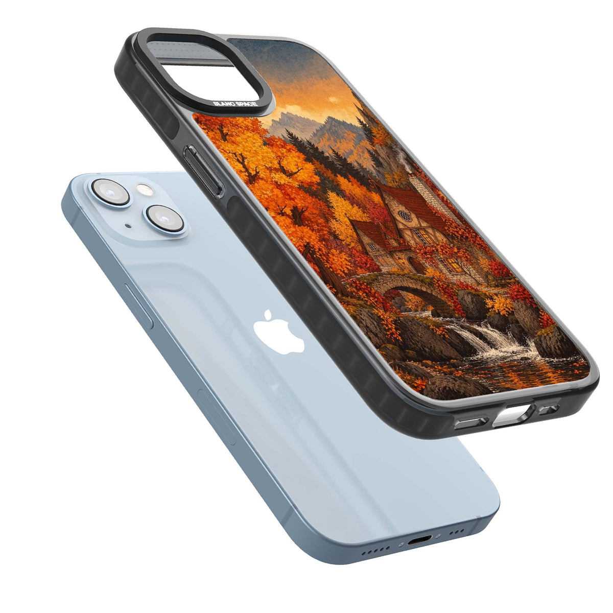 Auburn Cottage iPhone case | Black Impact Magsafe case for iPhone 13, iPhone 14, iPhone 15