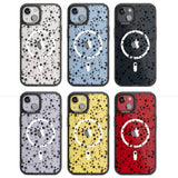 Black Cosmic Galaxy Pattern Magsafe Black Impact Phone Case for iPhone 13, iPhone 14, iPhone 15