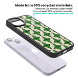 Emerald Stars Pattern Magsafe Black Impact Phone Case for iPhone 13, iPhone 14, iPhone 15