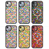 Multicolour Polka-dot Fiesta Magsafe Black Impact Phone Case for iPhone 13, iPhone 14, iPhone 15