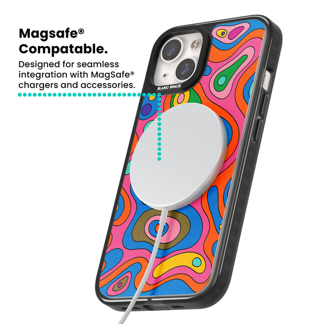 Euphoria Magsafe Black Impact Phone Case for iPhone 13, iPhone 14, iPhone 15
