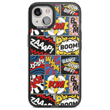 Onomatopoeia Magsafe Black Impact Phone Case for iPhone 13, iPhone 14, iPhone 15