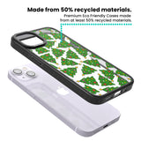 Christmas Tree Pattern Magsafe Black Impact Phone Case for iPhone 13, iPhone 14, iPhone 15