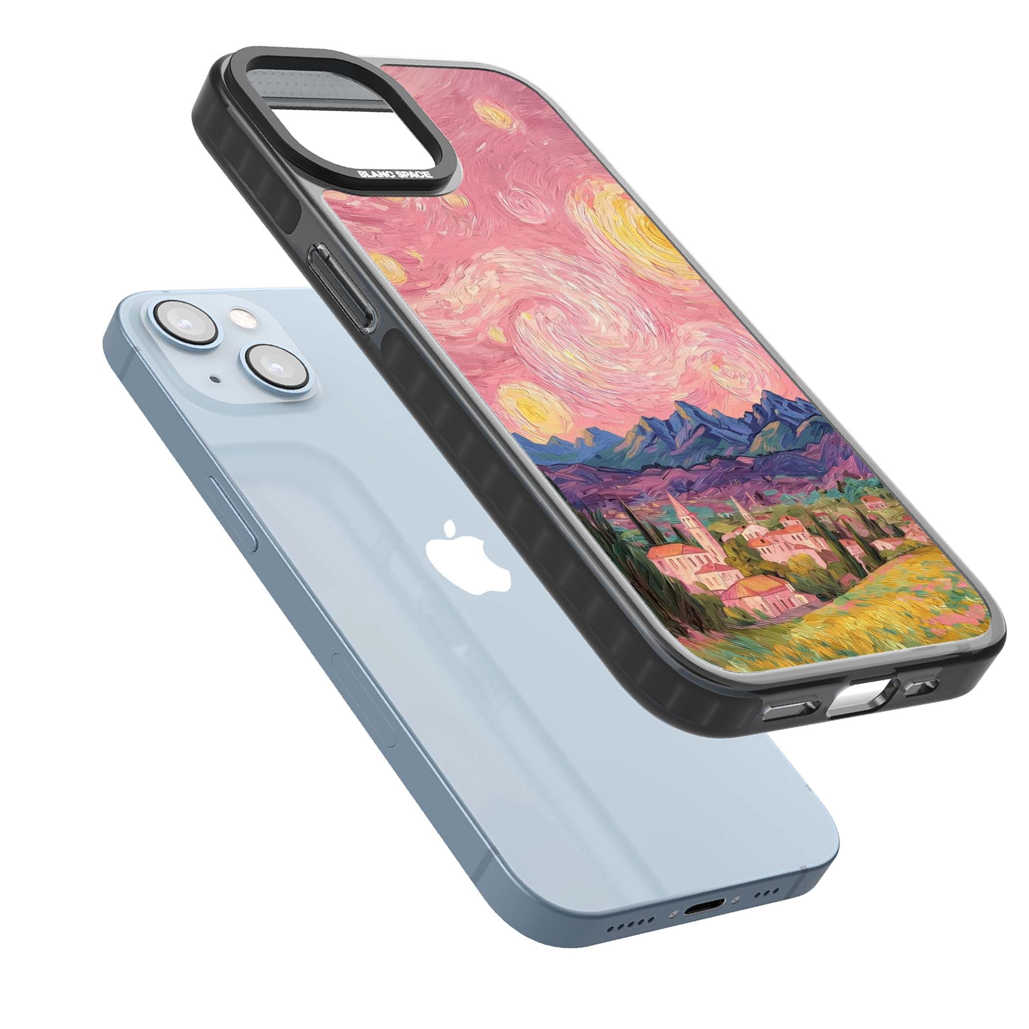 The Starry Sunset for her iPhone case | Black Impact Magsafe case for iPhone 13, iPhone 14, iPhone 15