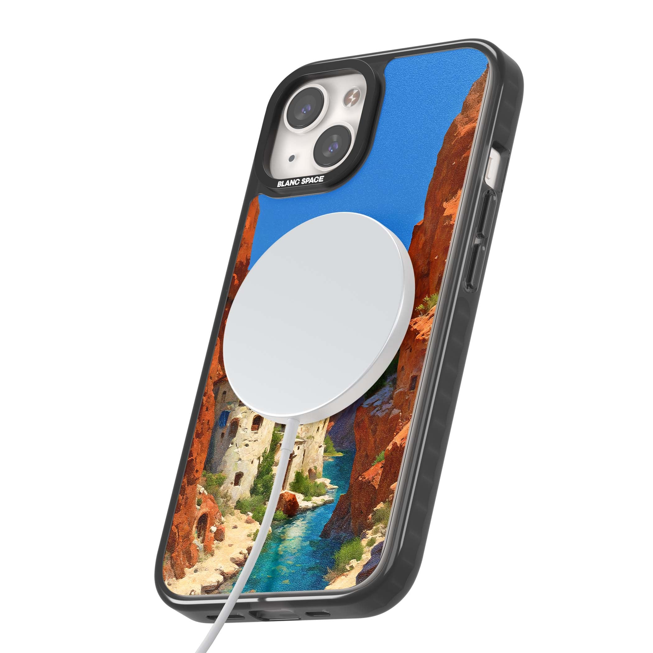 Canyon Haven for her iPhone case | Black Impact Magsafe case for iPhone 13, iPhone 14, iPhone 15
