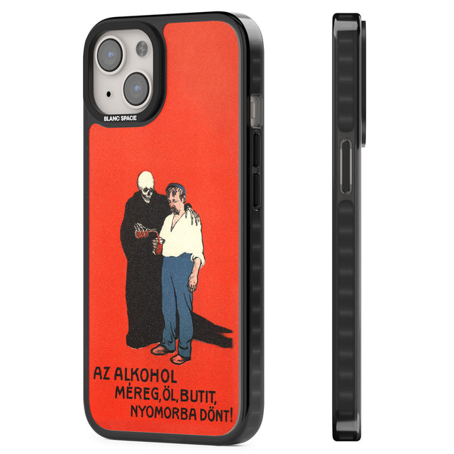 Az Alkohol Poster Magsafe Black Impact Phone Case for iPhone 13, iPhone 14, iPhone 15
