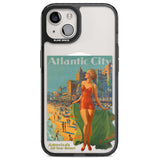 Atlantic City Vacation Poster Magsafe Black Impact Phone Case for iPhone 13, iPhone 14, iPhone 15