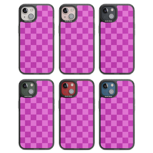 BUBBLEGUM CHECKERED Black Impact Phone Case for iPhone 13, iPhone 14, iPhone 15