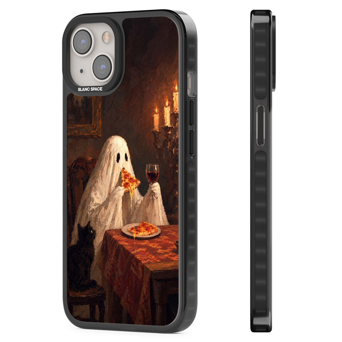 Lonely Night In art iPhone case | Black Impact case for iPhone 13, iPhone 14, iPhone 15
