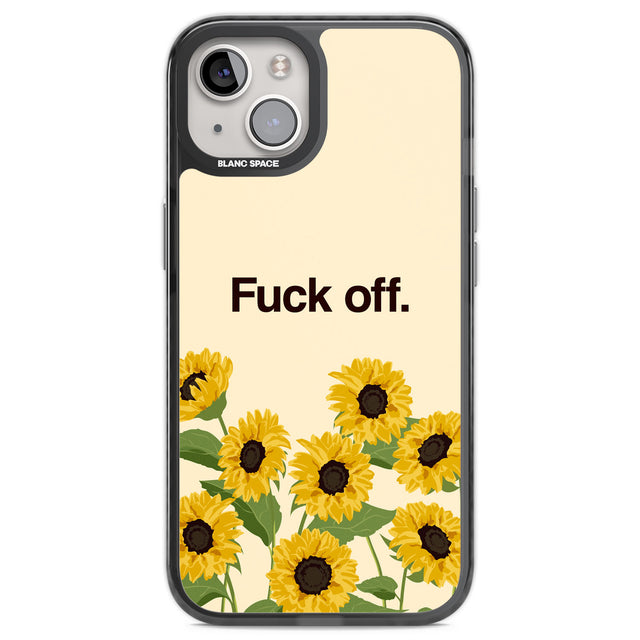 Fuck off Black Impact Phone Case for iPhone 13, iPhone 14, iPhone 15