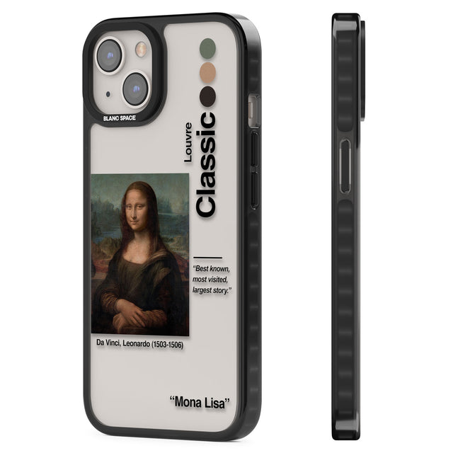 Mona Lisa - Leonardo Da Vinci Black Impact Phone Case for iPhone 13, iPhone 14, iPhone 15
