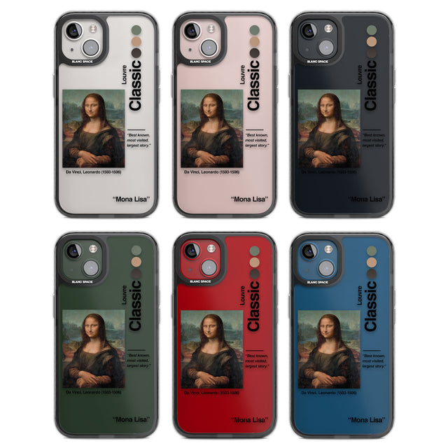 Mona Lisa - Leonardo Da Vinci Black Impact Phone Case for iPhone 13, iPhone 14, iPhone 15