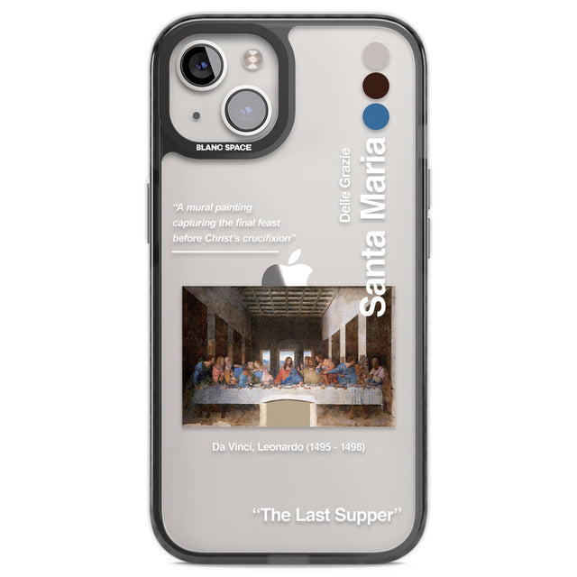 The Last Supper Black Impact Phone Case for iPhone 13, iPhone 14, iPhone 15