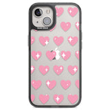 Sweet Hearts Black Impact Phone Case for iPhone 13, iPhone 14, iPhone 15