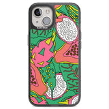 Psychedelic Salad Black Impact Phone Case for iPhone 13, iPhone 14, iPhone 15