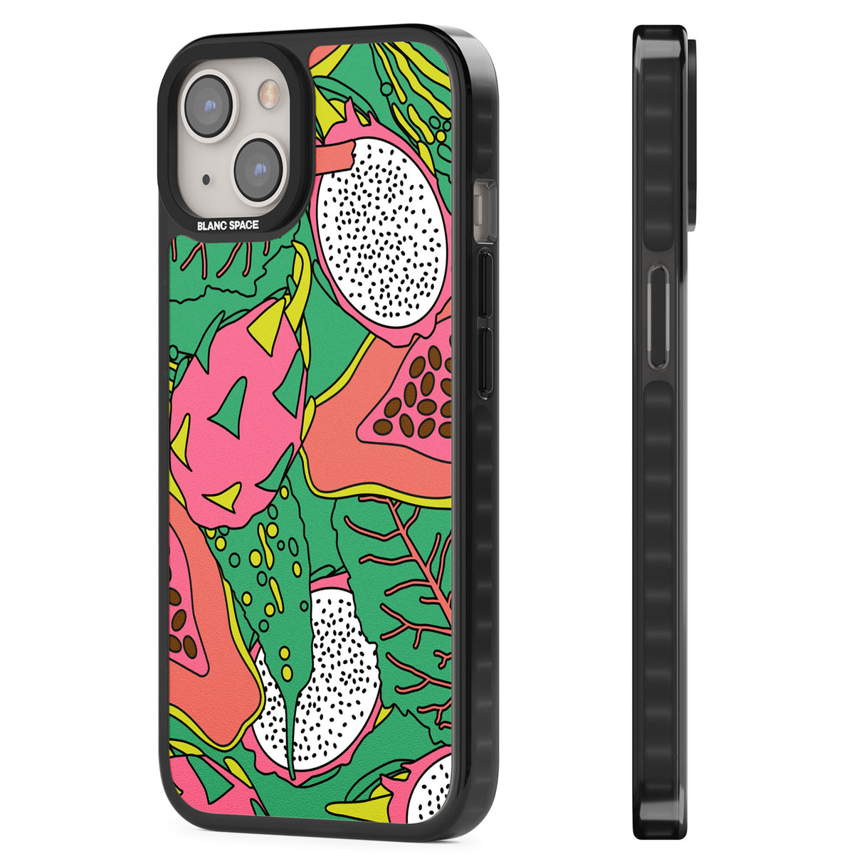 Psychedelic Salad Black Impact Phone Case for iPhone 13, iPhone 14, iPhone 15