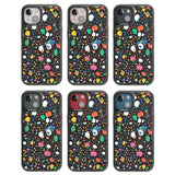 Colourful Confetti Pebbles (Black) Black Impact Phone Case for iPhone 13, iPhone 14, iPhone 15