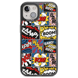 Onomatopoeia Black Impact Phone Case for iPhone 13, iPhone 14, iPhone 15