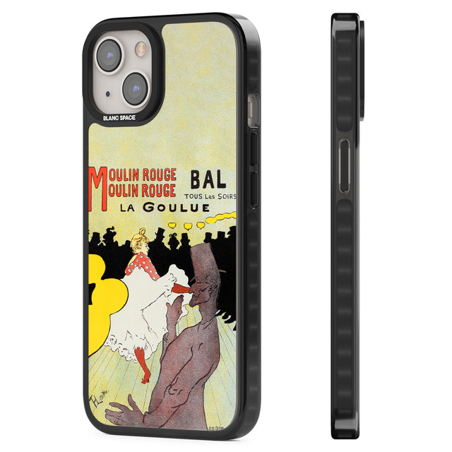 Moulin Rouge Poster Black Impact Phone Case for iPhone 13, iPhone 14, iPhone 15