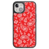 Red Bandana Black Impact Phone Case for iPhone 13, iPhone 14, iPhone 15