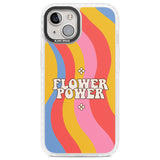 Melting Flower Power Clear Impact Phone Case for iPhone 13, iPhone 14, iPhone 15