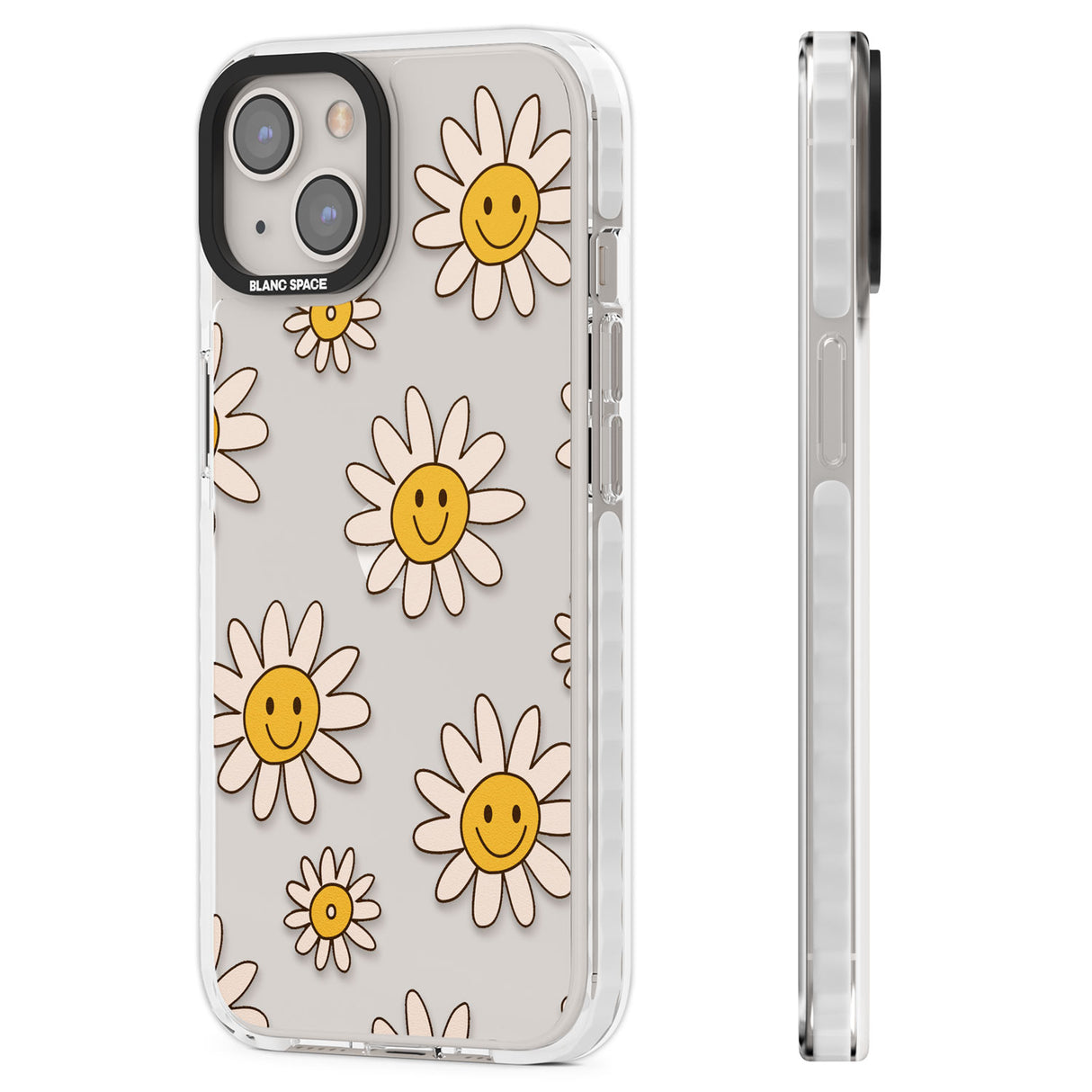 Daisy Faces Clear Impact Phone Case for iPhone 13, iPhone 14, iPhone 15