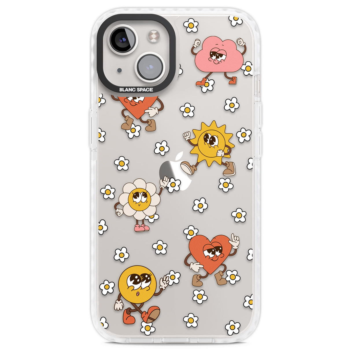Daisies & Friends Clear Impact Phone Case for iPhone 13, iPhone 14, iPhone 15