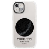 Personalised Star Map Clear Impact Phone Case for iPhone 13, iPhone 14, iPhone 15