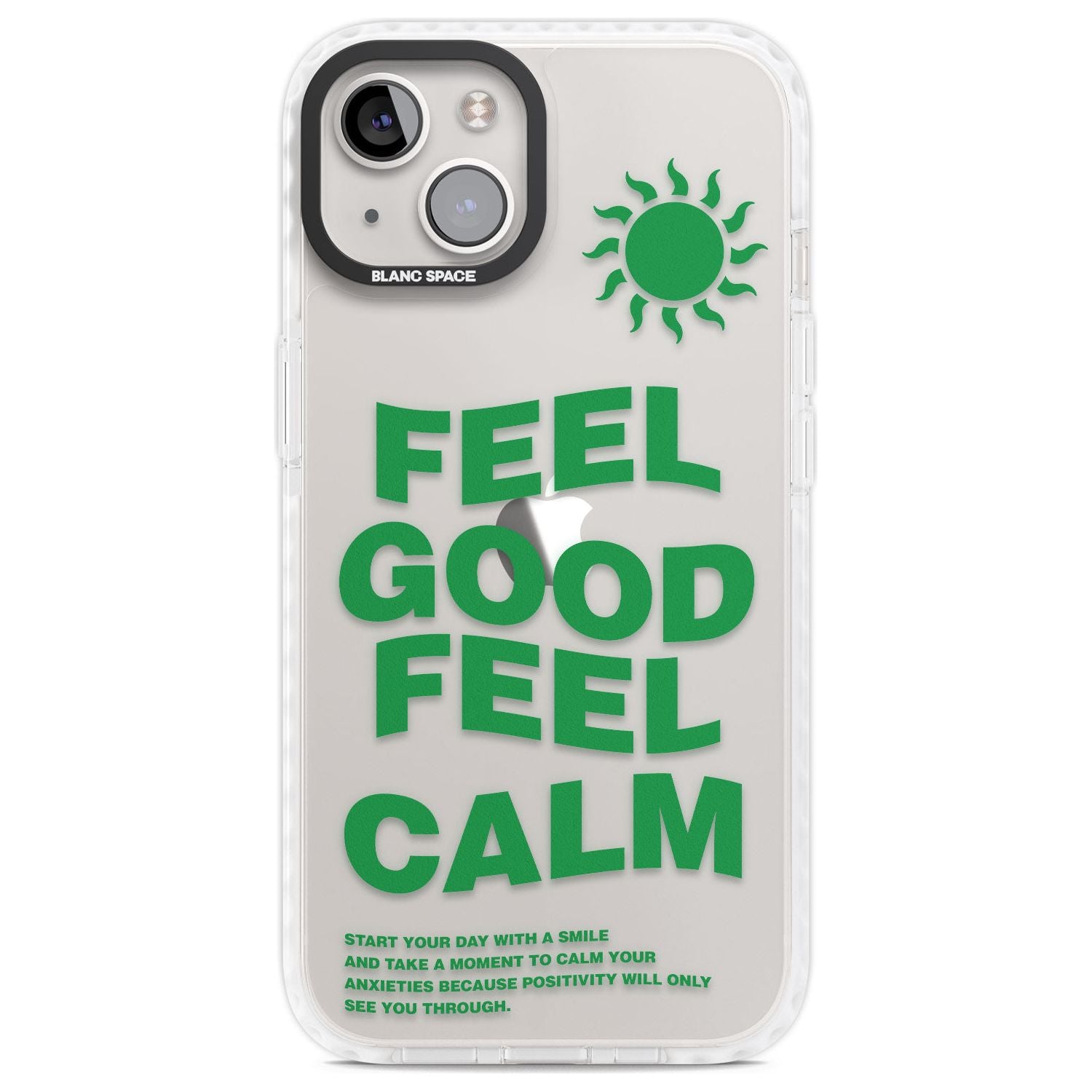 Feel Good Feel Calm (Green)Phone Case for iPhone 14