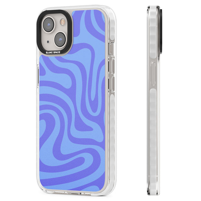 Tranquil Waves Clear Impact Phone Case for iPhone 13, iPhone 14, iPhone 15