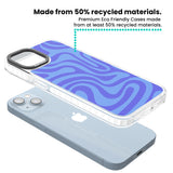 Tranquil Waves Clear Impact Phone Case for iPhone 13, iPhone 14, iPhone 15