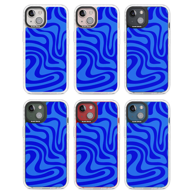 Tranquil Waves Clear Impact Phone Case for iPhone 13, iPhone 14, iPhone 15