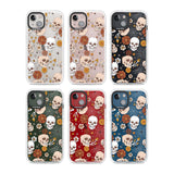 Halloween Skulls and FlowersPhone Case for iPhone 14