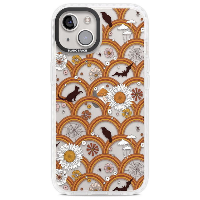 Halloween Skulls and FlowersPhone Case for iPhone 14