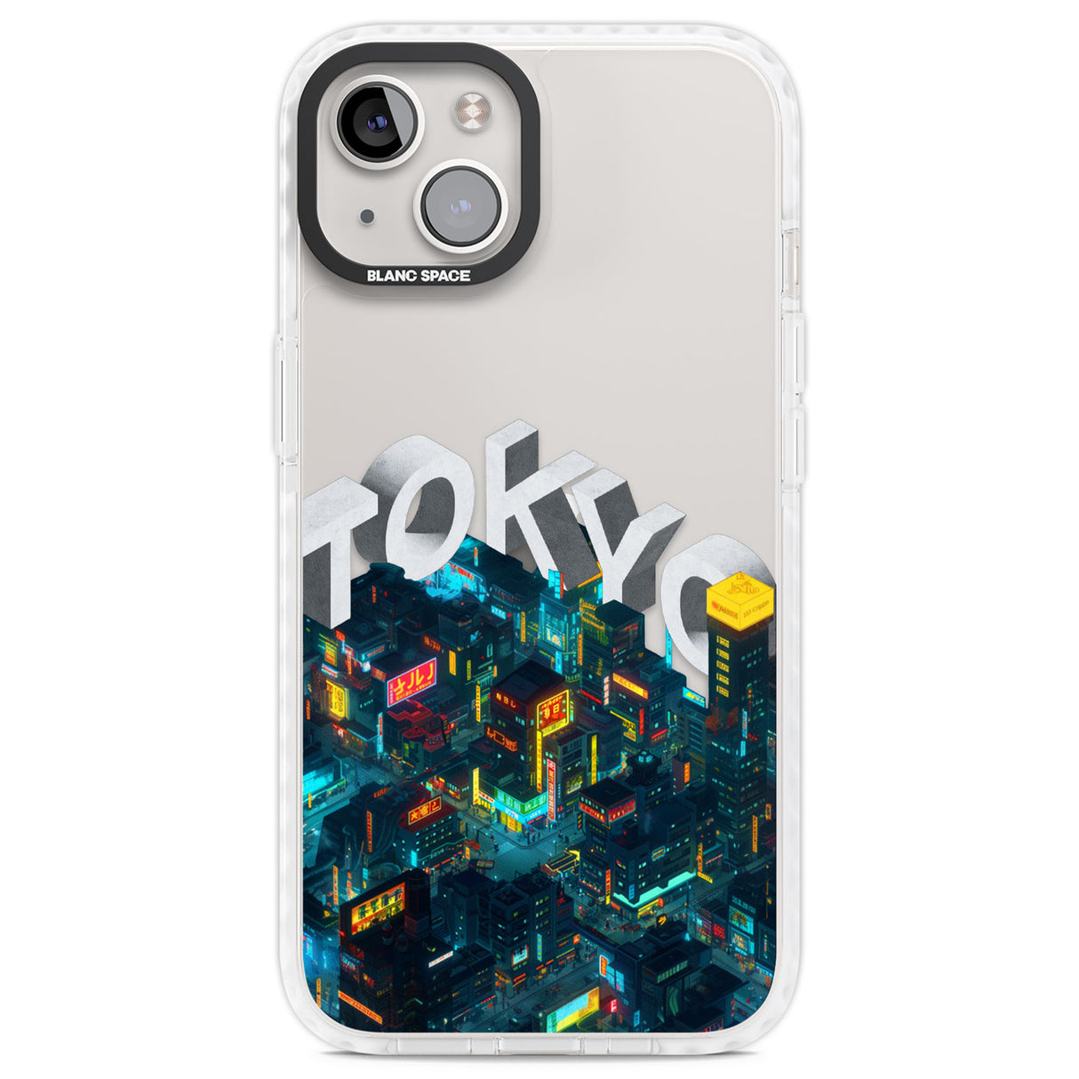Tokyo Clear Impact Phone Case for iPhone 13, iPhone 14, iPhone 15