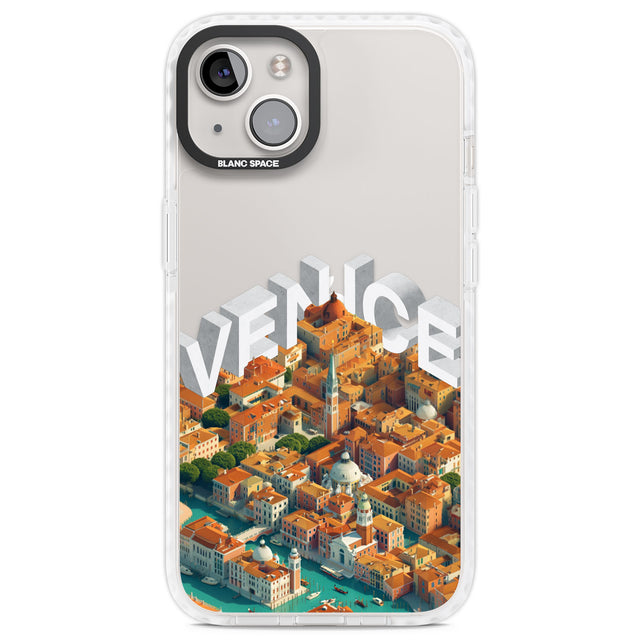 Venice Clear Impact Phone Case for iPhone 13, iPhone 14, iPhone 15