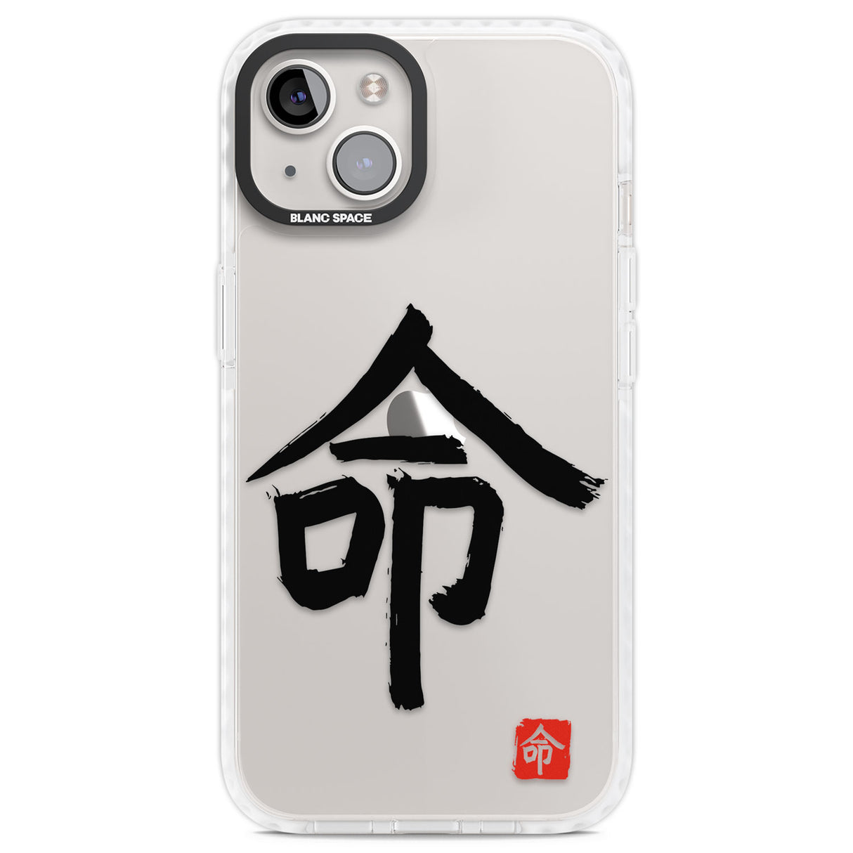 Japanese Kanji - Life Clear Impact Phone Case for iPhone 13, iPhone 14, iPhone 15