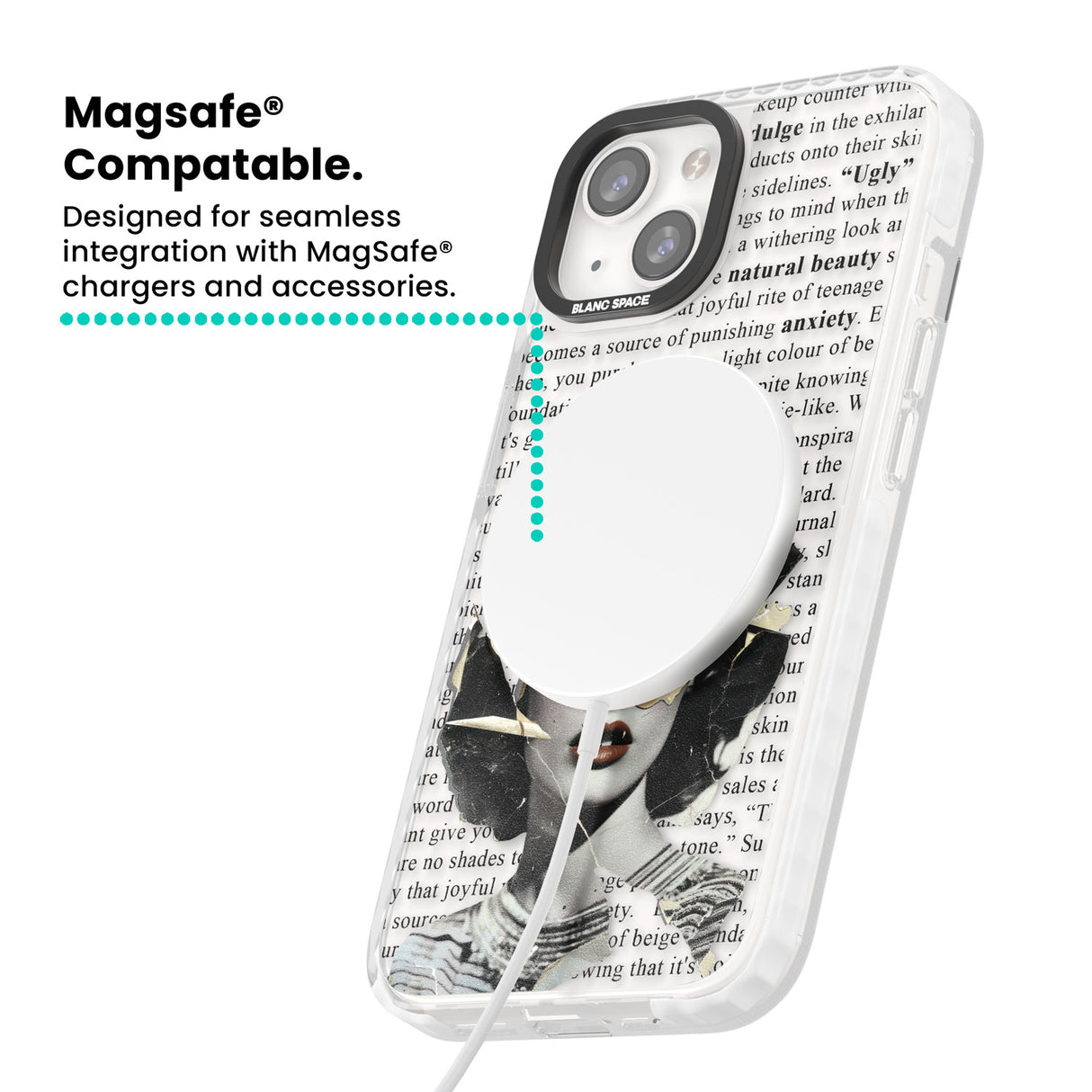 Beauty is Within Magsafe Impact Phone Case for iPhone 13, iPhone 14, iPhone 15