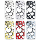 Hand-Drawn Hearts Magsafe Impact Phone Case for iPhone 13, iPhone 14, iPhone 15