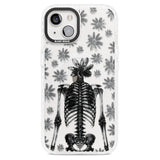 Skeleton Flower Magsafe Impact Phone Case for iPhone 13, iPhone 14, iPhone 15