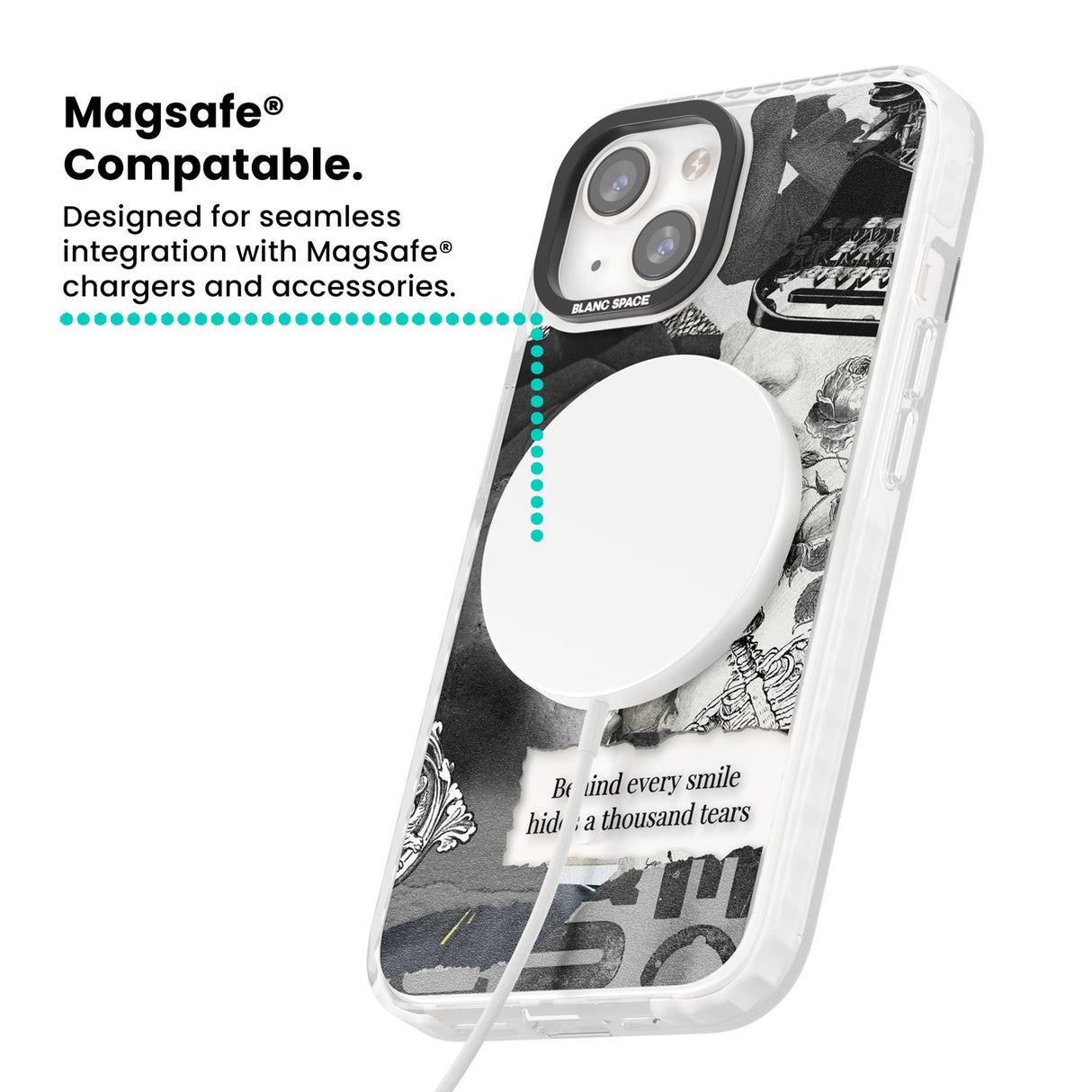 Behind Every Smile Magsafe Impact Phone Case for iPhone 13, iPhone 14, iPhone 15