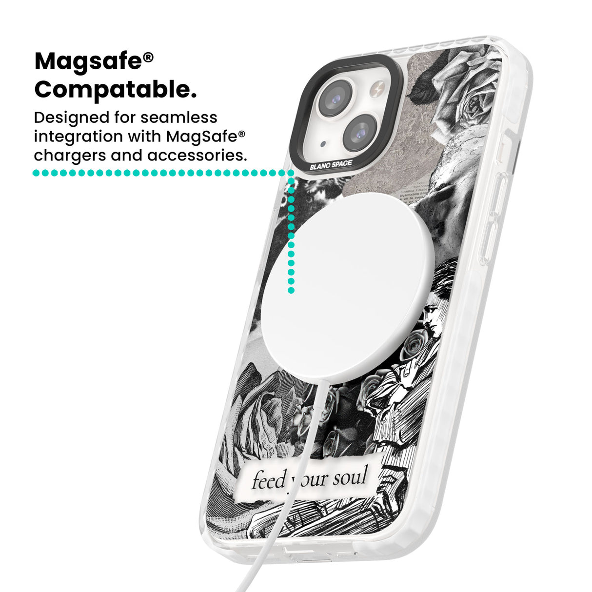 Feed Your Soul Magsafe Impact Phone Case for iPhone 13, iPhone 14, iPhone 15