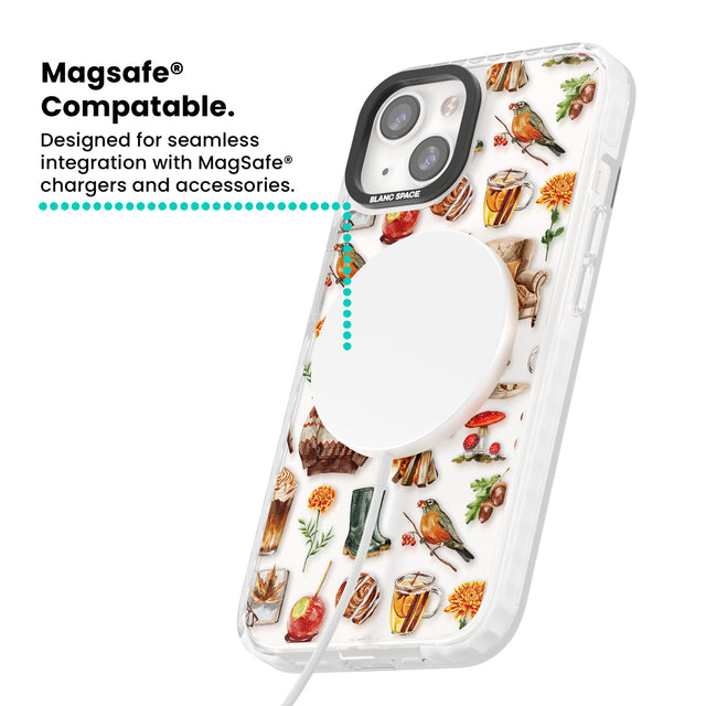 Cozy Autumn Aesthetic Magsafe Impact Phone Case for iPhone 13, iPhone 14, iPhone 15