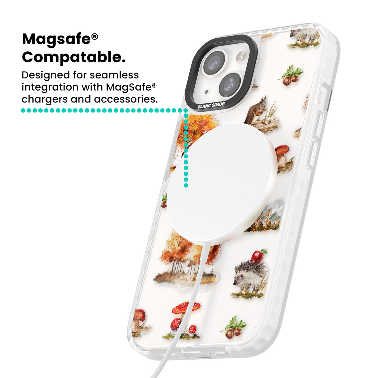 Fall Forest Friends Magsafe Impact Phone Case for iPhone 13, iPhone 14, iPhone 15