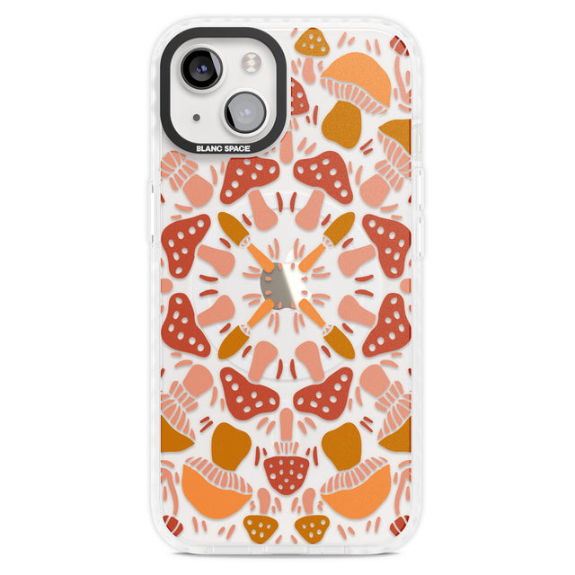 Mushroom Medley Magsafe Impact Phone Case for iPhone 13, iPhone 14, iPhone 15