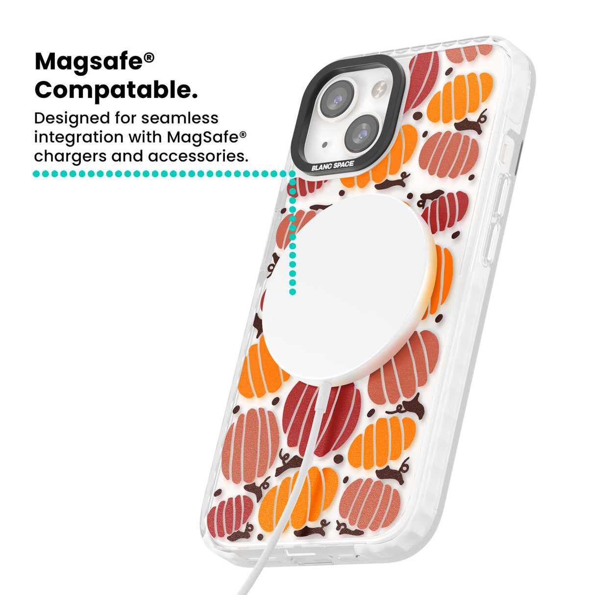 Autumn Pumpkin Patch Magsafe Impact Phone Case for iPhone 13, iPhone 14, iPhone 15