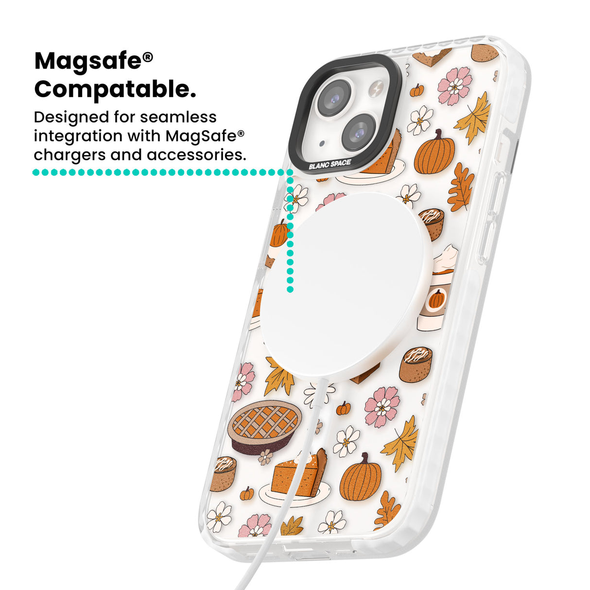 Pumpkin Pie & Autumn Treats Magsafe Impact Phone Case for iPhone 13, iPhone 14, iPhone 15